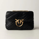 Pinko Bolso Mini Love Bag Puff en tejido efecto piel negro 100039 A1V9 Z99Q