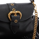 Bolso PINKO de hombro mini Jolene con flecos 102802 A1W8