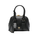 Bolso Pinko bowling de mano Mini Escape Bag de piel 105333 A0QO Z99V
