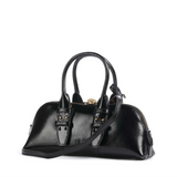 Bolso Pinko de mano cuero de ternera fino granulado negro 105334 A2VW