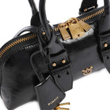 Bolso Pinko de mano cuero de ternera fino granulado negro 105334 A2VW