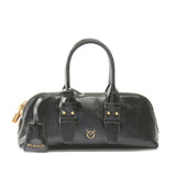 Bolso Pinko de mano cuero de ternera fino granulado negro 105334 A2VW