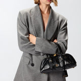 Bolso Pinko de mano pequeño Escape Bag Baguette de piel efecto charol 105334 A2YW Z99Q