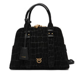 Bolso Pinko de mano pequeño Escape Bag de piel estampado cocodrilo  105906 A2YW