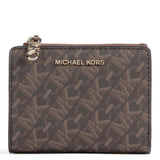 Cartera MICHAEL KORS Empire Monedero canvas marfil/marrón 32S4G8ED7V
