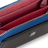 Cartera Monedero TOUS Dubai Negro y Azul Mediano 195930015