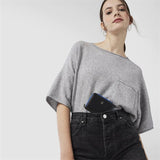 Cartera Monedero TOUS Dubai Negro y Azul Mediano 195930015