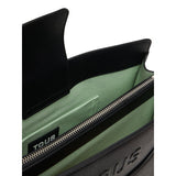 Bolso Tous Shopper mediano negro Audree Saffiano 2002286352