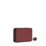 Cartera TOUS Doble Audree Saffiano Burdeos Mediana 2002360521
