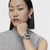 Reloj digital con brazalete de acero SS y acero IPRG rosado D-BEAR 3000134700