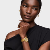 Reloj Tous analógico con esfera dorada y brazalete dorado S-Mesh Mirror 3000142300