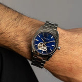 Reloj Bulova Surveyor Mecha Open Heart 39mm Automático 96A350