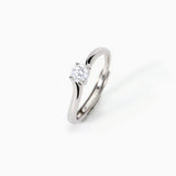 Anillo solitario Mabina de plata para mujer 523291