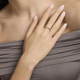 Anillo Mabina solitario de diamantes cultivados en laboratorio Mi diamante 523472