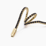 Pulsera Mabina de tenis negra CLUB DE TENIS 533658-M