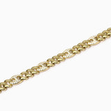 Pulsera Mabina de plata dorada con circonitas Privilegio 534063