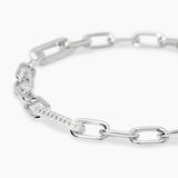 Pulsera Mabina de plata con circonitas RUE MADAME 534101