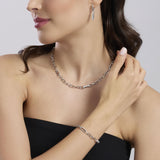 Pulsera Mabina de plata con circonitas RUE MADAME 534101