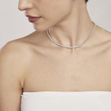 Gargantilla Mabina de tenis con circonitas blancas CLUB DE TENIS 553454