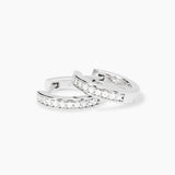 Pendientes Mabina de aro de diamantes cultivados en laboratorio Mi diamante 563903