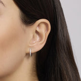 Pendientes Mabina de aro de diamantes cultivados en laboratorio Mi diamante 563903