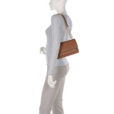 Bolso de hombro MICHAEL KORS cuero de vaca graneado marrón 30T4GC7L3T