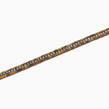 Pulsera Kidult de acero con nylon y ojo de tigre 831136