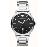 Reloj Emporio Armani Plateado y Negro Analógico Hombre AR11310