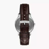 Reloj Emporio Armani Leather Verde y Negro Analógico Hombre AR11672