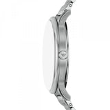 Reloj Emporio Armani Leather Plateado y Azul Analógico Hombre AR11674