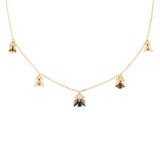 Gargantilla PdPaola La Bamba Gold Mujer Plata Baño Oro Circonitas y Cristales CO01-201-U