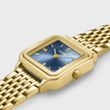 Reloj Cluse Gracieuse Petite Doble Acero, Azul Cianita, Color Dorado CW11816