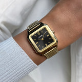 Reloj Cluse Gracieuse Acero, Negro, Color Dorado CW11906