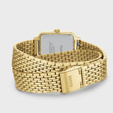 Reloj Cluse Gracieuse Doble Acero, Vino, Color Oro CW11910