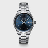 Reloj Cluse Anthéor Azul acero, color plata CW20903