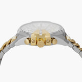 Reloj Diesel Caballero Mega Chief Bicolor Acero/Ip Dorado Cronógrafo 51mm DZ4672