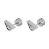 Pendientes de botón Emporio Armani EGS3130040 en acero inoxidable