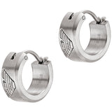Pendientes de aro Emporio Armani EGS3165040 de acero inoxidable