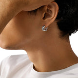 Pendientes de aro Emporio Armani EGS3165040 de acero inoxidable