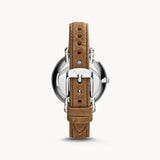 Reloj Fossil Jacqueline ES3708 para mujer con correa de piel marrón