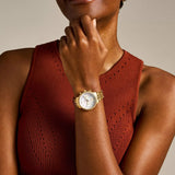 Reloj Fossil con cronógrafo Neutra de acero inoxidable en tono dorado ES5358 de mujer