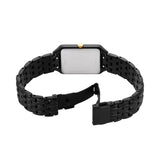 Reloj Fossil Raquel de acero inoxidable negro con tres agujas y fecha ES5385