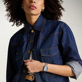 Reloj FOSSIL Raquel de acero inoxidable con tres agujas y fecha ES5402