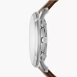 Reloj Neutra con cronógrafo, de piel marrón FOSSIL FS5380