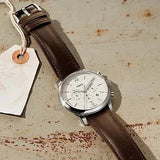 Reloj Neutra con cronógrafo, de piel marrón FOSSIL FS5380