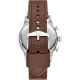 Reloj Fossil de hombre FS6042 cronógrafo de piel marrón