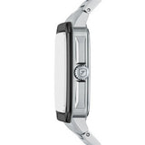 Reloj Fossil Crosby Plateado y Negro Analógico Hombre FS6122