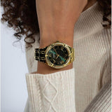 Reloj de mujer Cosmo GW0033L8 de acero y correa dorada