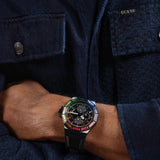Reloj Guess Energy negro y multicolor analógico para hombre GW0701G1