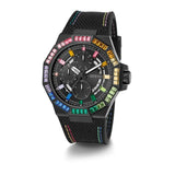 Reloj Guess Energy negro y multicolor analógico para hombre GW0701G1